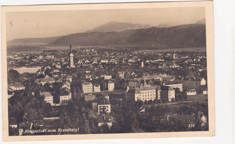 AK Klagenfurt vom Kreuzbergl.