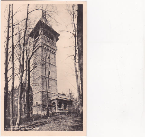 AK Klagenfurt. Aussichtsturm am Kreuzbergl. (1940)