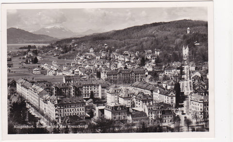 AK Klagenfurt. Blick gegen das Kreuzbergl. (1939)