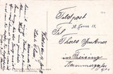 AK Klagenfurt. Landesregierung und Bahnhofstrasse. (1917)
