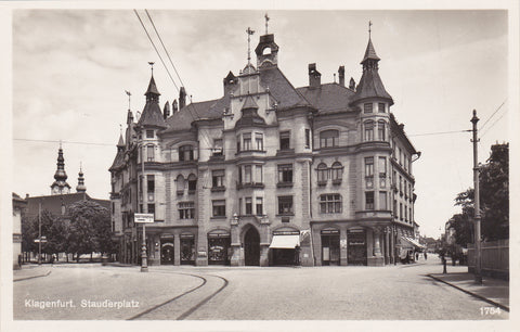 AK Klagenfurt. Stauderplatz. (1929)