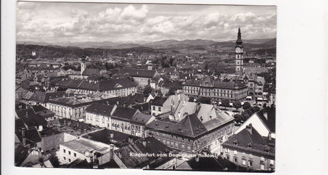 AK Klagenfurt vom Dom gegen Nordost.