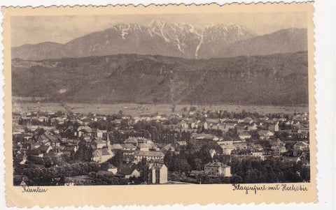 AK Klagenfurt mit Hochobir. (1936-37)