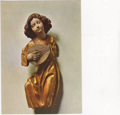 AK Klagenfurt, Diözesanmuseum. Lautenspielender Engel 1510/20.