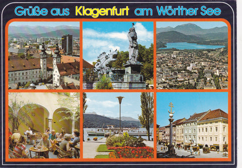 AK Grüße aus Klagenfurt am Wörther See.