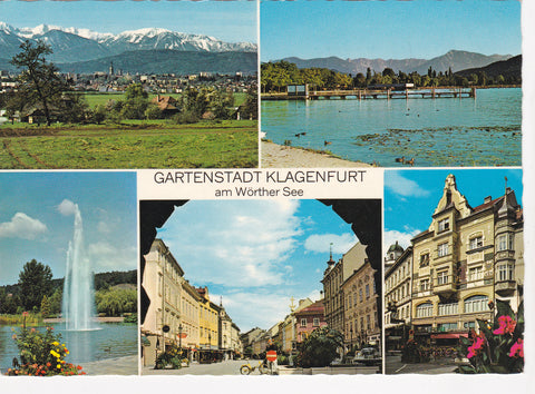 AK Gartenstadt Klagenfurt am Wörther See.