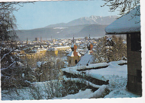 AK Klagenfurt. Blick vom Kreuzbergl gegen Obir.