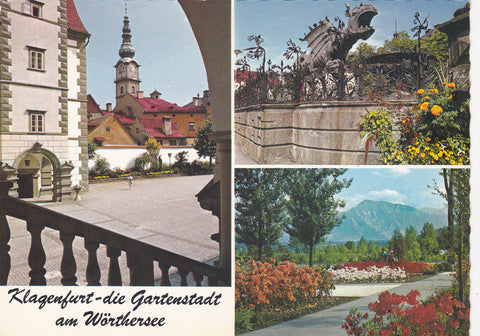 AK Klagenfurt-die Gartenstadt am Wörthersee.