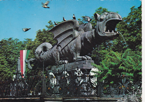 AK Klagenfurt. Lindwurmbrunnen.