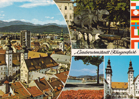 AK Lindwurmstadt Klagenfurt.