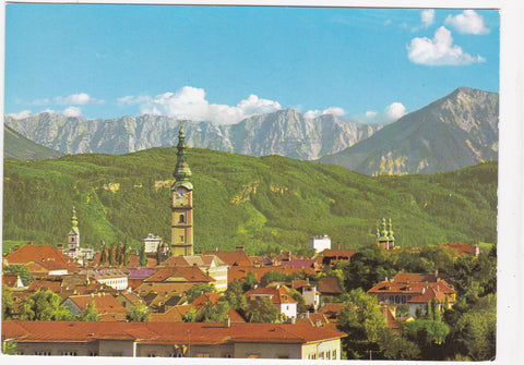 AK Klagenfurt mit Karawanken.