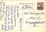 AK Wörthersee, Ostbucht mit Karawanken.