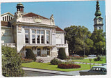 AK Klagenfurt. Stadttheater mit Stadtpfarrturm.