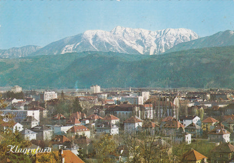 AK Klagenfurt, Teilansicht mit Hochobir.