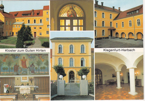 AK Klagenfurt-Harbach. Kloster zum Guten Hirten.