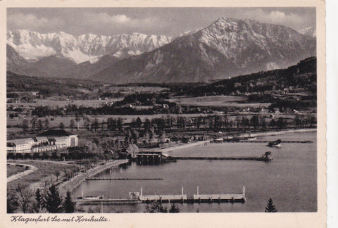 AK Klagenfurt See mit Koschutta. (1941)