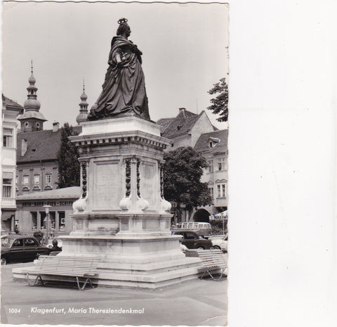 AK Klagenfurt, Maria Theresiendenkmal.