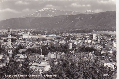 AK Klagenfurt. Übersicht v. Kreuzbergl.