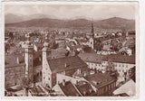 AK Klagenfurt. Landhaus gegen Karawanken.