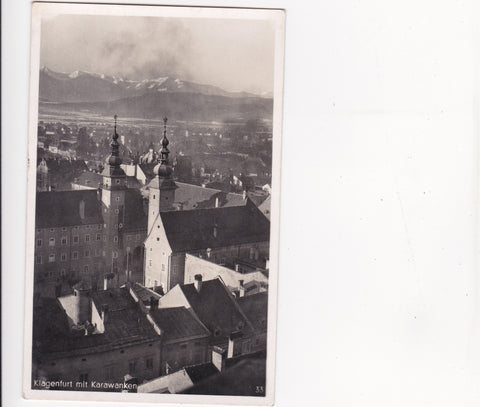 AK Klagenfurt mit Karawanken. (1939)
