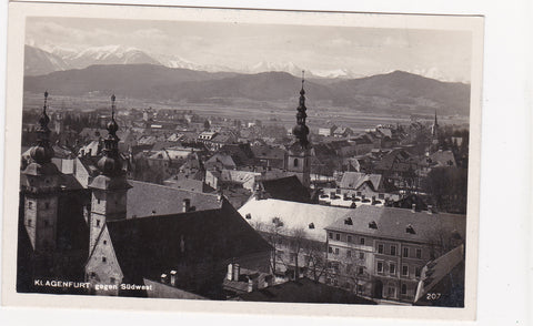 AK Klagenfurt gegen Südwest. (1926)