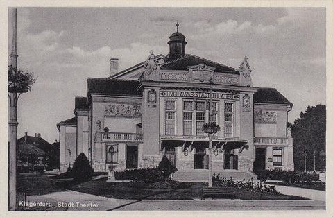 AK Klagenfurt - Stadt-Theater. (1931-32)