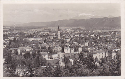 AK Klagenfurt vom Kreuzbergl. (1939)