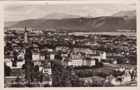 AK Klagenfurt vom Kreuzbergl (1931)
