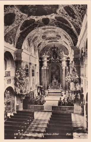 AK Klagenfurt. Domkirchen-Altar.