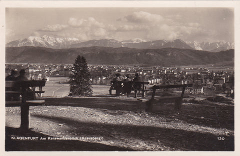 AK Klagenfurt. Am Karawankenblick (Kreuzbergl) (1932)