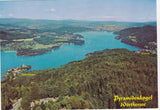 AK Blick vom Pyramidenkogel auf den Wörthersee und Klagenfurt.
