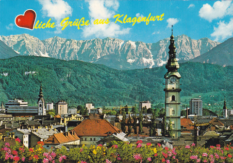 AK Herzliche Grüße aus Klagenfurt.