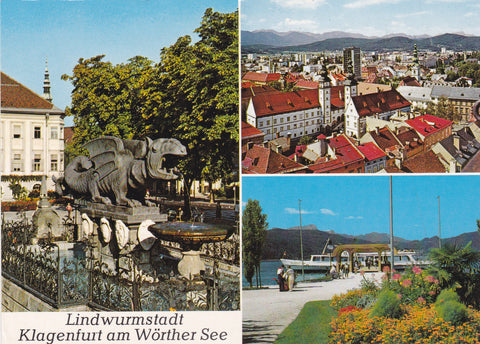 AK Lindwurmstadt Klagenfurt am Wörther See.