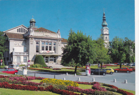AK Landeshauptstadt Klagenfurt am Wörther See. Stadttheater.