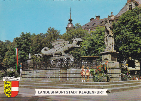 AK Landeshauptstadt Klagenfurt. Lindwurm.