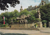 AK Klagenfurt - Lindwurmbrunnen.