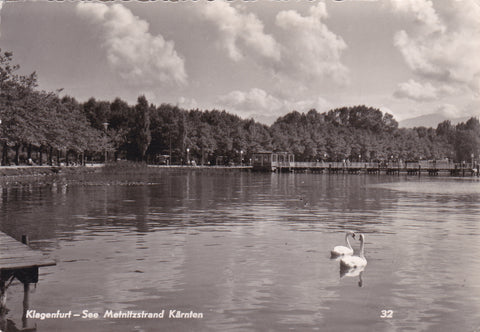 AK Klagenfurt - See. Metnitzerstrand.