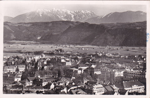 AK Klagenfurt mit Hochobir. (1941)