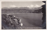 AK Klagenfurt-Wörthersee. Blick vom Aussichtstrum der Schrottenburg gegen Strandbad und Karawanken (1928)
