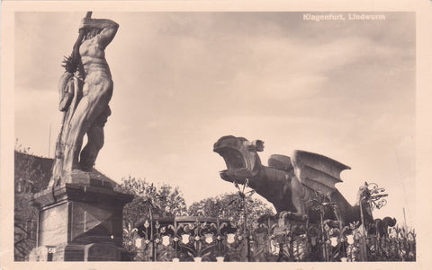 AK Klagenfurt. Lindwurm. (1940)