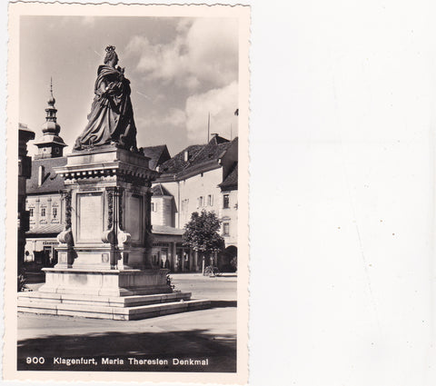 AK Klagenfurt, Maria Theresien Denkmal.