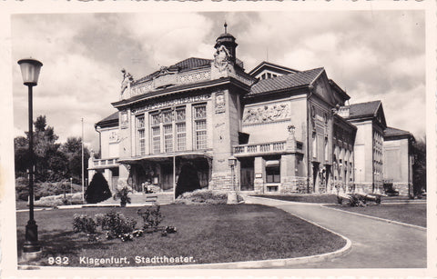 AK Klagenfurt. Stadttheater.