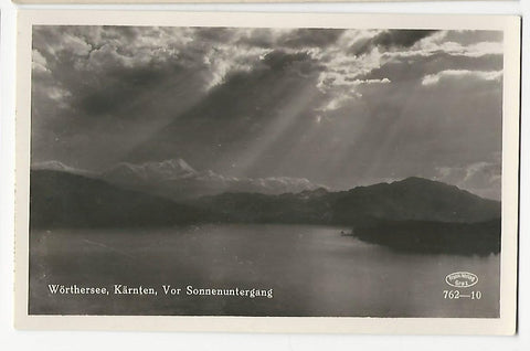 AK Wörthersee. Vor Sonnenuntergang. (1952-53)