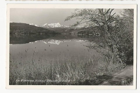 AK Am Wörthersee. Blick auf Mittagskogel.