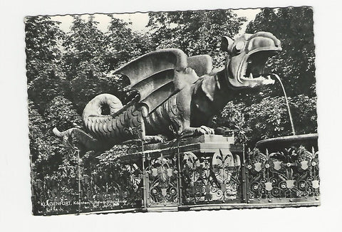 AK Klagenfurt. Lindwurmbrunnen.
