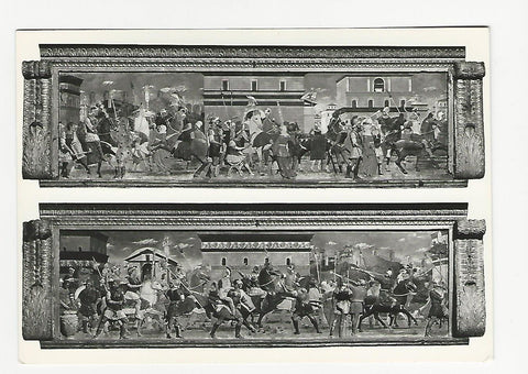 AK Landesmuseum für Kärnten, Klagenfurt. Reliefs der Brauttruhen der Paola Gonzaga: Trajans Gerechtes Urteil" nach Entwürfen von Andrea Mantegna (aus Millstatt)