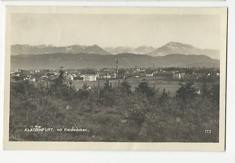 AK Klagenfurt, mit Karawanken. (1926)
