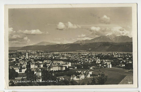 AK Klagenfurt mit Hochobir. (1931)