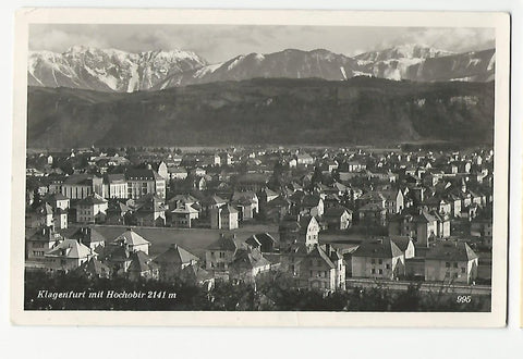 AK Klagenfurt mit Hochobir.
