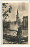AK Klagenfurt, Schubert Park Hochstrahlbrunnen. (1938)